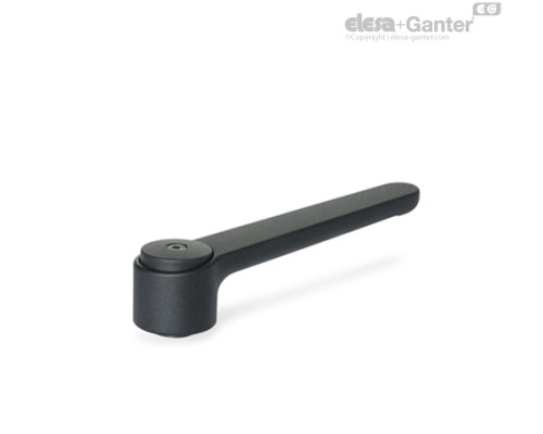 Плоская ручка рычажного типа GN 126-120-M8-SW ELESA+GANTER