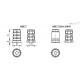 Торцевая заглушка NDE.T-25x1-M10 (430861) ELESA+GANTER