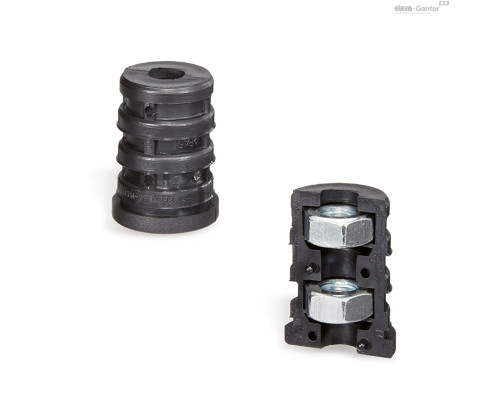 Торцевая заглушка NDE.T-25x1-M10 (430861) ELESA+GANTER