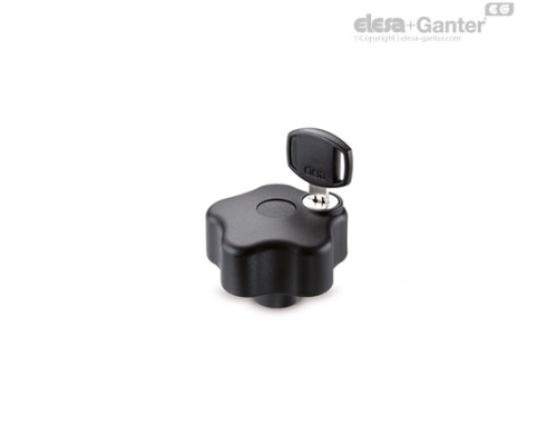 Лепестковая ручка с функцией защиты VLSK.63 SST-M8-F (76852) ELESA+GANTER