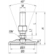 Опоры регулируемые A00053.30106008080 Алтервиа
