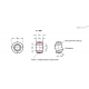 Шарнирное соединение GN 648.9-14-28-WK ELESA+GANTER