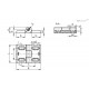 Петли CFM.60-SL-CH-6 (425822) ELESA+GANTER
