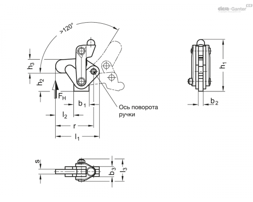 Модуль GN 810.13-1540 ELESA+GANTER