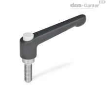 Регулируемая ручка рычажного типа GN 303.1-63-M8-63-SW-G ELESA+GANTER