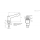 Регулируемая ручка GN 911-45-M6-20-SR ELESA+GANTER