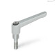 Регулируемая ручка GN 911-45-M6-20-SR ELESA+GANTER