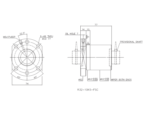 Гайка ШВП R32-10K5-FSC HIWIN