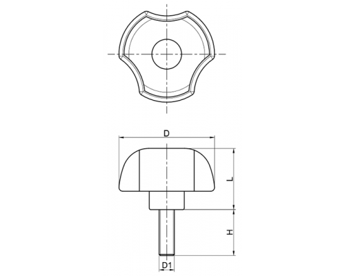 Ручка PYCPK400640 EMES