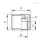 Фитинг VRA-MF-G3/8-G1/4-B (VV.60005) ELESA+GANTER