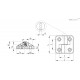 Петля CFMY.60-NL-T-S-90 (425998) ELESA+GANTER