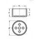 Направляющий цилиндр GN 187.1-40-ST ELESA+GANTER