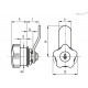Замок VC.309/40-MS (68126) ELESA+GANTER