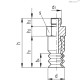 Вакуумная присоска VVL-08-M5-T-S (VV.56012) ELESA+GANTER