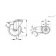 Колёсико RE.F8-100-FBF-N (450695) ELESA+GANTER