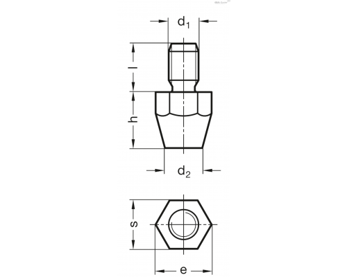 Опорная ножка DIN 6320-20-M10 ELESA+GANTER