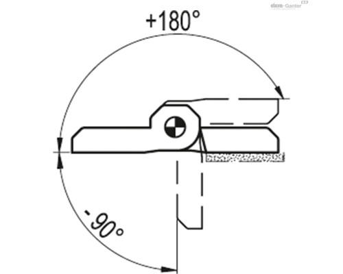 Петли CFM.50-AE-V0-SH-6 (149011) ELESA+GANTER