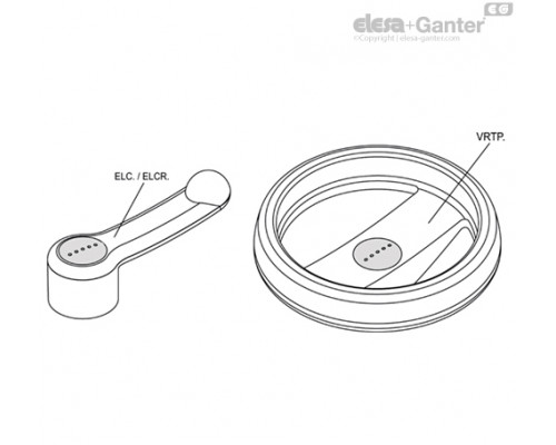 Крышка ECB.T2-C3 (29552-C3) ELESA+GANTER