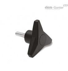 Трёхлепестковая ручка VB.839/80 p-M10x30-C9 (64692-C9) ELESA+GANTER