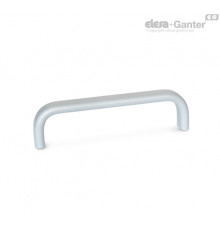 Плоская П-образная ручка GN 668-20-130-A-SR ELESA+GANTER