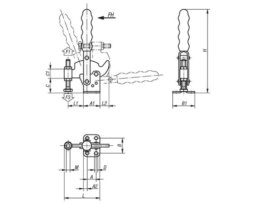 Прижимы K0065.0350 Kipp