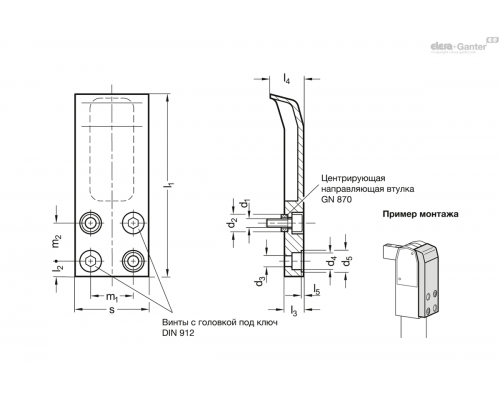 Защитная крышка GN 864.1-42-ES ELESA+GANTER