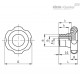 Лепестковая поворотная ручка VL.155/50 A-6 (75001) ELESA+GANTER