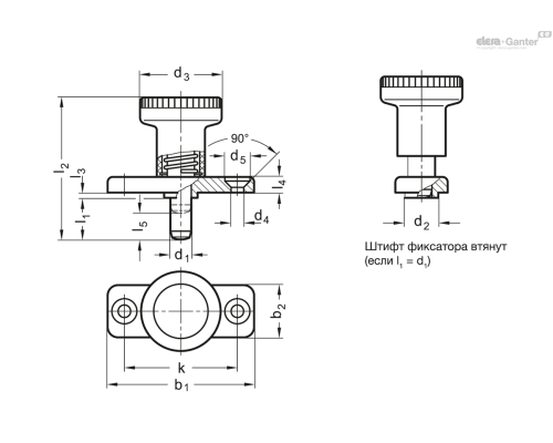 Штифт стопорный GN 608-6-14 ELESA+GANTER Штифт стопорный GN 608-6-14 ELESA+GANTER