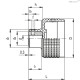 Ручка с накаткой MBT.60-GXX1 A-8 (CE.30001-R) ELESA+GANTER