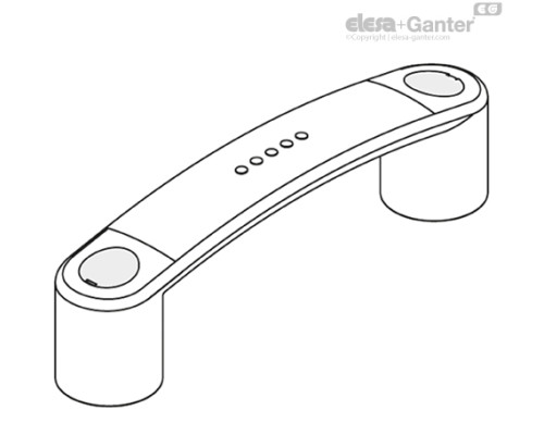Декоративная заглушка винтов ECA.B1-SAN-C1 (29836-C1) ELESA+GANTER