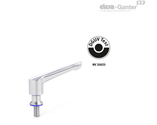 Регулируемая ручка рычажного типа GN 305-78-M8-32-PL-H ELESA+GANTER