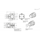 Зажим GN 135-B30-V50-60-2-BL ELESA+GANTER
