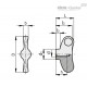 Зажимной барашек EWNM-SST-40-M6 (222004) ELESA+GANTER