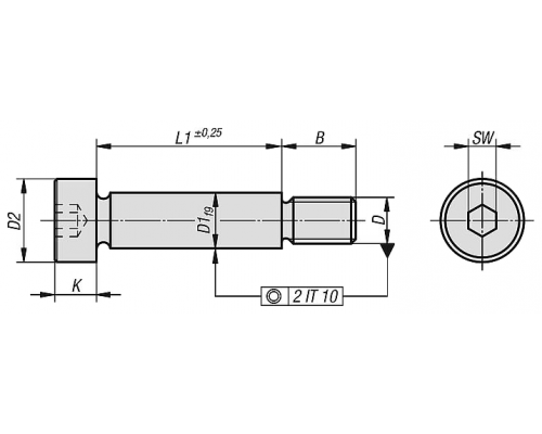 Винты K0705.12X25 Kipp
