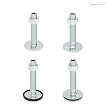 Регулируемая опора GN 40-40-M16-75-A1-UK ELESA+GANTER