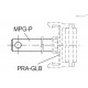 Крепёжный штифт MPG-P14-M8 (419691) ELESA+GANTER
