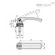 Шарнирная ручка LAC.80-SST-p-M6x50-R (33666) ELESA+GANTER