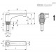 Регулируемая ручка ERW.78-p-M12x35-C17 (254573-C17) ELESA+GANTER
