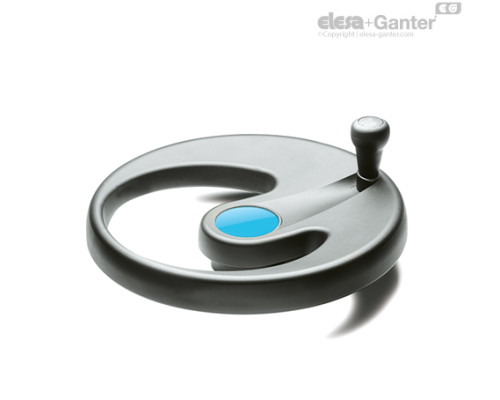 Маховик с одной спицей EMW.350+IEL-A-20-C5 (204611-C5) ELESA+GANTER