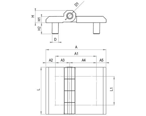 Петли ZMCK50X50 EMES