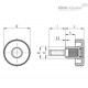 Ручка с накаткой MBT.50 p-M10x50-C6 (34471-C6) ELESA+GANTER