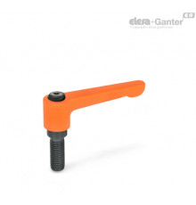Плоская регулируемая ручка рычажного типа GN 302-78-M8-50-OS ELESA+GANTER