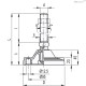 Регулируемая опора LV.F-125-ACV-M24x136 (313931) ELESA+GANTER