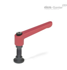 Регулируемая ручка рычажного типа GN 306-30-M6-16-DZ-RS ELESA+GANTER