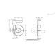 Установочное кольцо GN 706.4-42-B20-ST ELESA+GANTER
