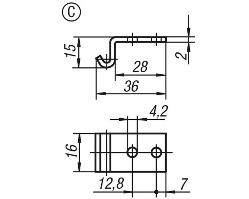 Защелка K0046.9242271 Kipp