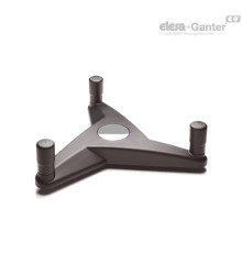 Трехлопастный маховик ETK.400+I.631 A-20-C3 (207731-C3) ELESA+GANTER