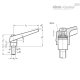Регулируемая ручка рычажного типа GN 101.1-14-M6-40-OS ELESA+GANTER