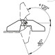 Петля CFE.30 B-M3-CH-3 (423151) ELESA+GANTER