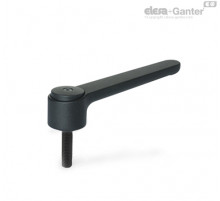 Плоская ручка рычажного типа GN 126-145-M16-63-SW ELESA+GANTER